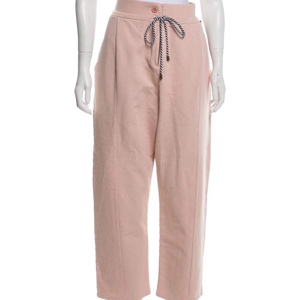 Apiece apart drop crotch Hera sweatpants in pink